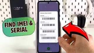 Как найти IMEI и серийный номер на Motorola Razr 50