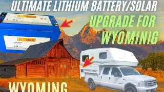 Bigfoot Truck Camper with a full custom Victron lithium-powered solar system upgrade!
