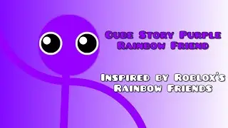 Cube Story Roblox's Purple Rainbow Friend (Geometry Dash Animation)