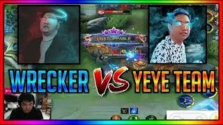 1VS5 WRECKER VS TEAM YEYE GAMING TRASHTALK ON NAGALIT SI WRECKER HARITH 1VS5 NAPAHIYA