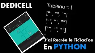 Crée un TicTactToe en Python