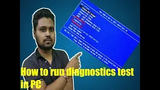 Run Diagnostic Test in Dell Laptop/Error in PC using self test/कैसे Dell लैपटॉप में  Test चलाते हैं