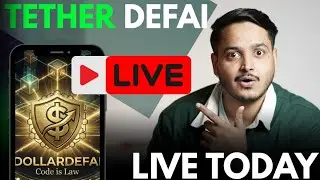 Tether Defai Big News| Dollar Defai Update| Tether Defai Update In Hindi| Live Stream| 