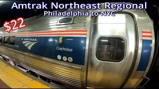 Региональный поезд Amtrak Northeast из Филадельфии в Нью-Йорк | Видеоблог о путешествиях