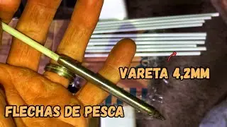 FLECHAS PARA PESCA! Vareta de Fibra de Vidro 4mm