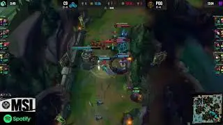 C9 Blaber Flash Into A Cage 🤬 MSI 2021 | C9 vs PGG