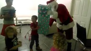 Santa's visit on 2014
