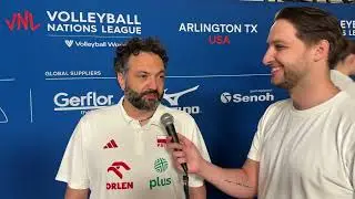 🇵🇱 Coach Stefano Lavarini | Poland vs Serbia | 2024 VNL Arlington