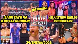 &iquest;EL ULTIMO BAILE? | WWE Saturday Night's Main Event | 24 Enero 2026 | RESUMEN Y RESULTADOS