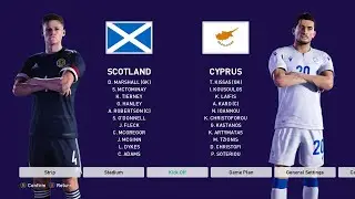 eFootball PES 2021 - Scotland vs Cyprus GAMEPLAY PC 2023