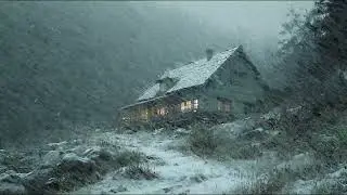 DEEP SLEEPING SOUNDS &ndash; INTENSE BLIZZARD STORM & FREEZING BREEZE AMBIENCE WITH SNOWSTORM