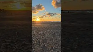 White sand on the beach of Leba / Poland 🇵🇱 #poland #łeba #sea #balticsea #sunset