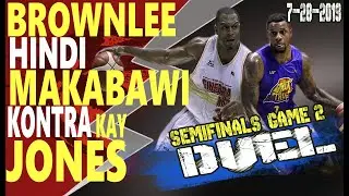 Terrence Jones vs Justin Brownlee Full Duel Highlights | Jones 15 pts 19 reb - Brownlee 25 pts