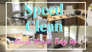NEW. SPEED CLEAN. QUICK 10 MINUTE TIDY UP. 2020 CLEAN WITH ME