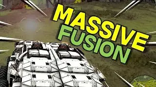 Quad Harvester Dual Spark Massive Fusion Build -- Crossout