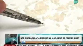 News@6: NFA, itinuro ang paraan upang malaman kung peke ang bigas na mabibili