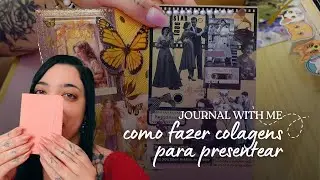 fiz presentes de natal à mão: colagens, afeto e tempo l ideias simples e criativas 🎁