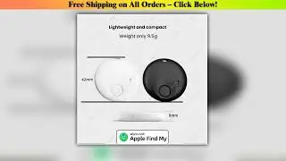 Mini Locator Tracker For iPhone Apple Find My App Suitable for Keychain Pet Luggage Positioning
