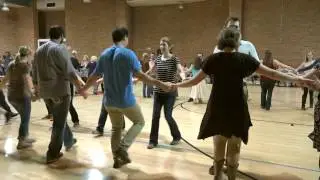 Contra Dancing Chattanooga - Chrissy Davis Camp with Rough Sawn Timber - Dancing Raindrops 'B'