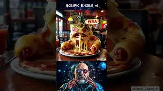 &iexcl;La Pizza con Pi&ntilde;a M&aacute;s Animada! 🍍 Disfrutando de una Rolling Pizza #ai #aivideo