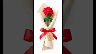 Crochet Rose 🌹 #rose #meesho #onlineshopping #youtubeshorts #smallbusiness #music #shortvideo #gift