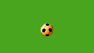 Football Kick Ups And Headers 2 Tone Orange Yellow Green Screen Overlay Motion graphics 4K 30fps