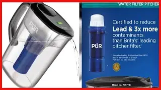 Great product -  PUR PPT711B Ultimate Filtration Water Filter Pitcher, 7 Cup (Black)