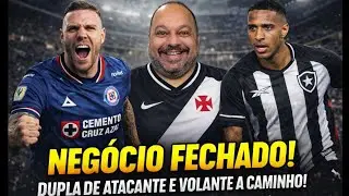 NOVO CAMISA 11! DISSE SIM AO VASCO! DUPLA DE ATACANTE FECHANDO POR 2 ANOS E VOLANTE CHEGA DE GRA&Ccedil;A!