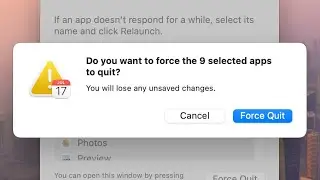 How to Close All Apps At Once on MacBook