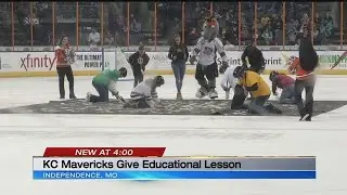 KC Mavericks give educational lesson on hockey