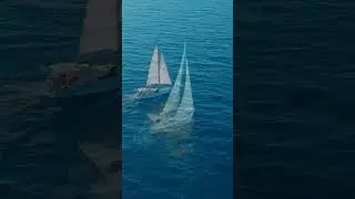 Calm yacht #shorts #sea #yachts #marine