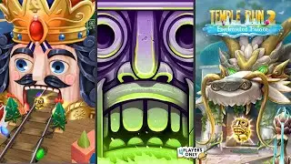 Temple Run 2 🎄WINTER TOYLAND Vs SPOOKY SUMMIT Vs ENCHANTED PALACE!