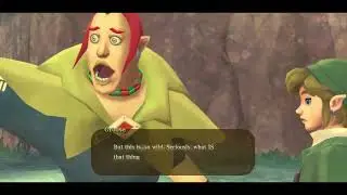 Groose's Funny Reaction to Land - The Legend of Zelda: Skyward Sword HD