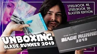 Blade Runner 2049: UNBOXING BLASTER + 2 Steelbooks | 4K UltraHD + 3D