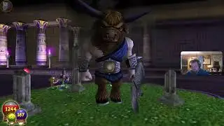 Wizard 101 myth character on console game PS 5 Marleybone, Krokotopia, ect quests. Game play
