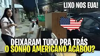 VOCÊ NÃO VAI ACREDITAR NO QUE DEIXARAM PRA TRÁS 😱 LIXO DOS QUE FORAM EMBORA DOS EUA 🇺🇸