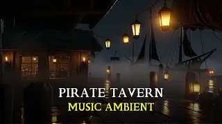 Sleep All Night in a Pirate Tavern ⚓ Long Fantasy Ambience