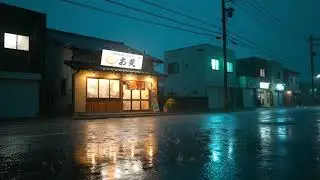 Peaceful Ramen Caf&eacute; at Night 🌙 Rain Sounds & Lofi to Clear Your Head