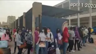 FIRST DAY OF AMNESTY IN KUWAIT