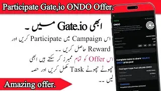 Gate io Candydrop | Gate io New Offer Today | Gate io Ondo Token Offer | Gate io Verification | New