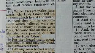 Acts 10:45. Gentiles Received The Holy Spirit.