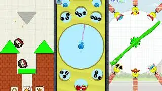 Hide Ball Game VS Draw To Smash Game/Head Monster Game VS LUCKY BALLS Game(iOS Android),Part#12.