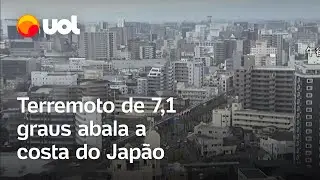 Terremoto de magnitude 7,1 atinge Japão e gera alerta de tsunami…