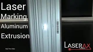 Laser Traceability Aluminum Extrusion. Demo of Laser Identification on Aluminum Extrusion | Laserax