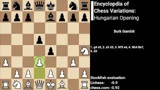 Encyclopedia of Chess Variations: Hungarian Opening