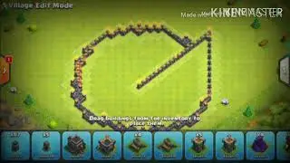 Making ANGRY PRASH cartoon face in clash of clans base