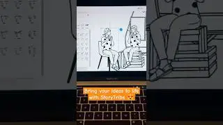 Why keep ideas in your head? Sketch them out with our free storyboarding tool!🤌✨#storytribe #shorts