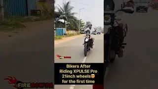 X-PulsePro200  21 inch front wheel.  #firegowda #xpulse #21inch #frontwheel #magic #experience