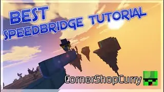 How to SPEEDBRIDGE in Minecraft (NINJA BRIDGING!) | Minecraft Tutorial