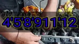 Cummins engine #bs4 #bs6   injector ya nozzle change and tappet adjust ki full video #tatamotor